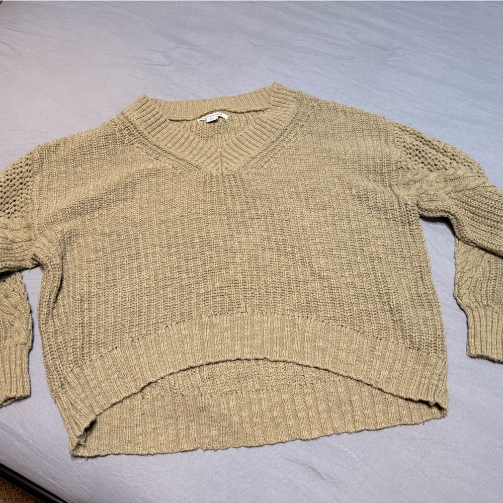 American Eagle Oversized Cropped Sweater